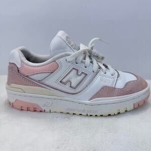 New Balance 550 White Pink Haze Big Kids GSB550CD Size 5.5